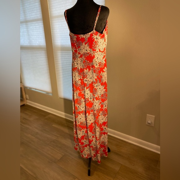 Vince Camuto Red Floral Maxi Tank Summer Dress Size XL - Picture 4 of 5